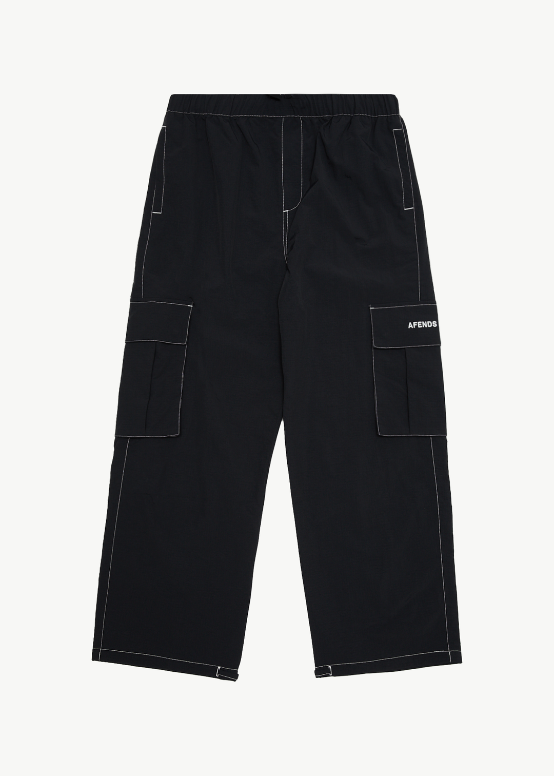 AFENDS Mens Cosmic - Cargo Pant - Black