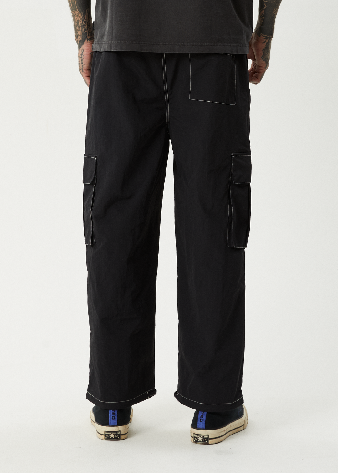 AFENDS Mens Cosmic - Cargo Pant - Black