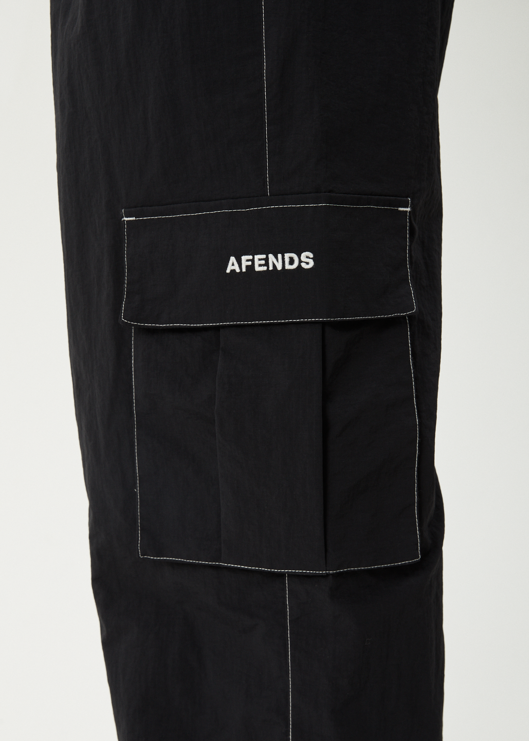 AFENDS Mens Cosmic - Cargo Pant - Black