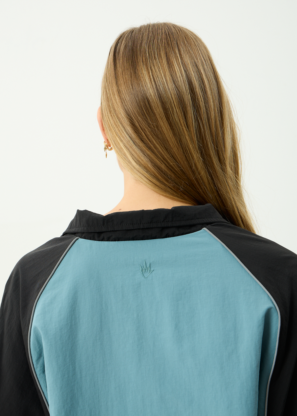 AFENDS Mens Spicy - Sports Spray Jacket - Ocean Spray