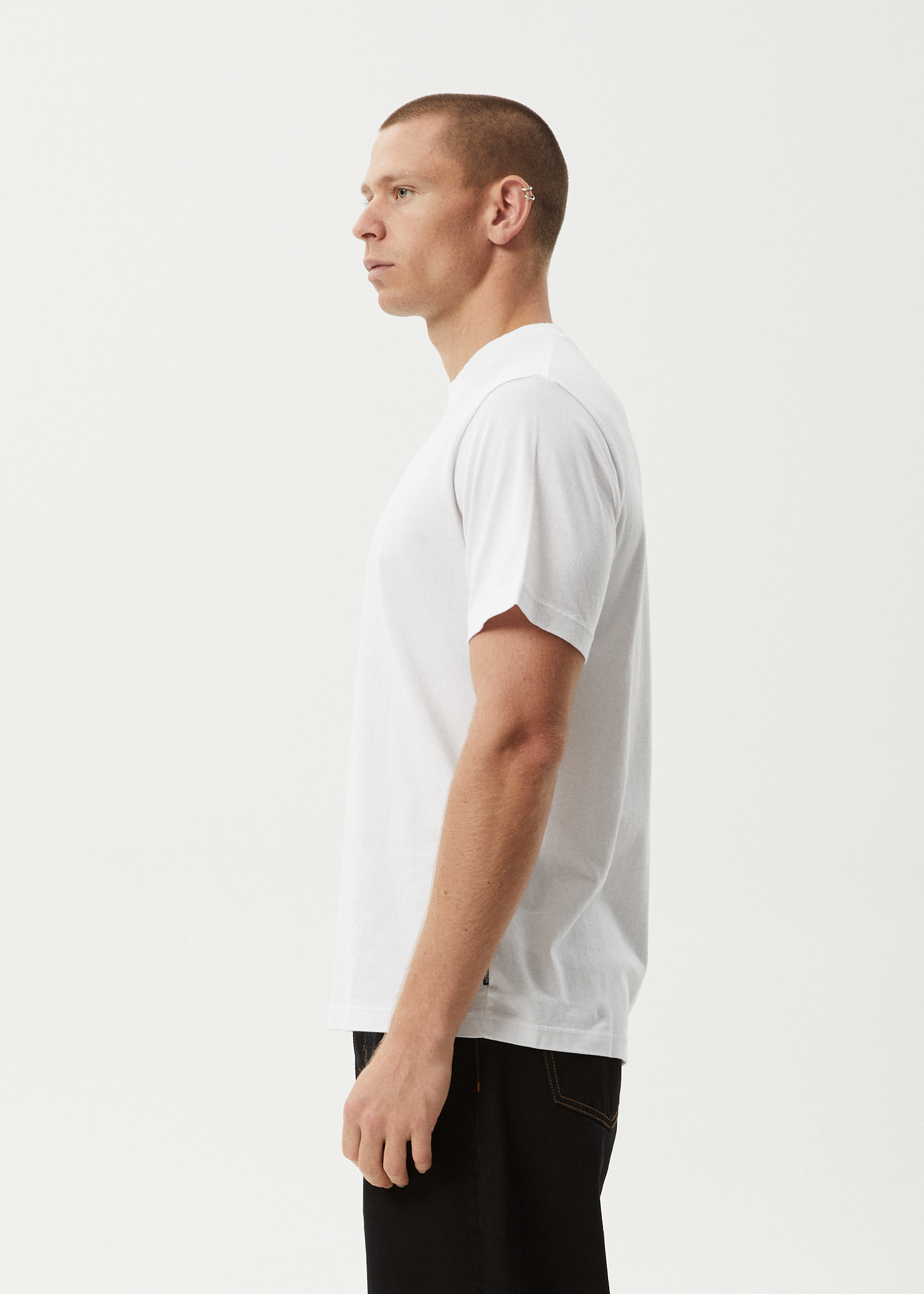 AFENDS Mens Wired - Retro Tee - White