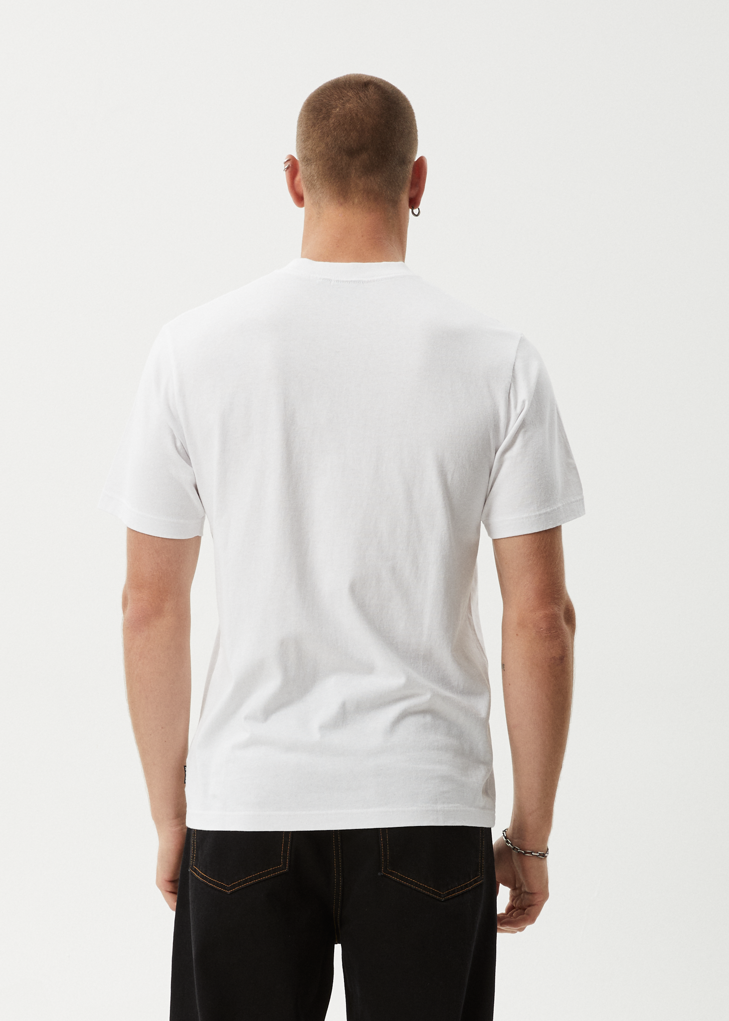 AFENDS Mens Wired - Retro Tee - White