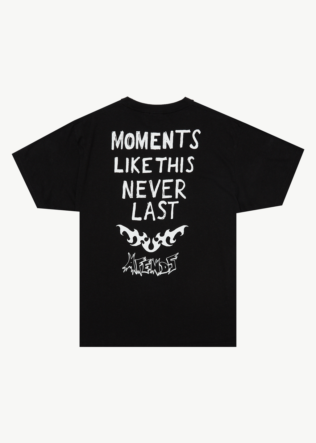 AFENDS Mens Moments - Boxy Tee - Black