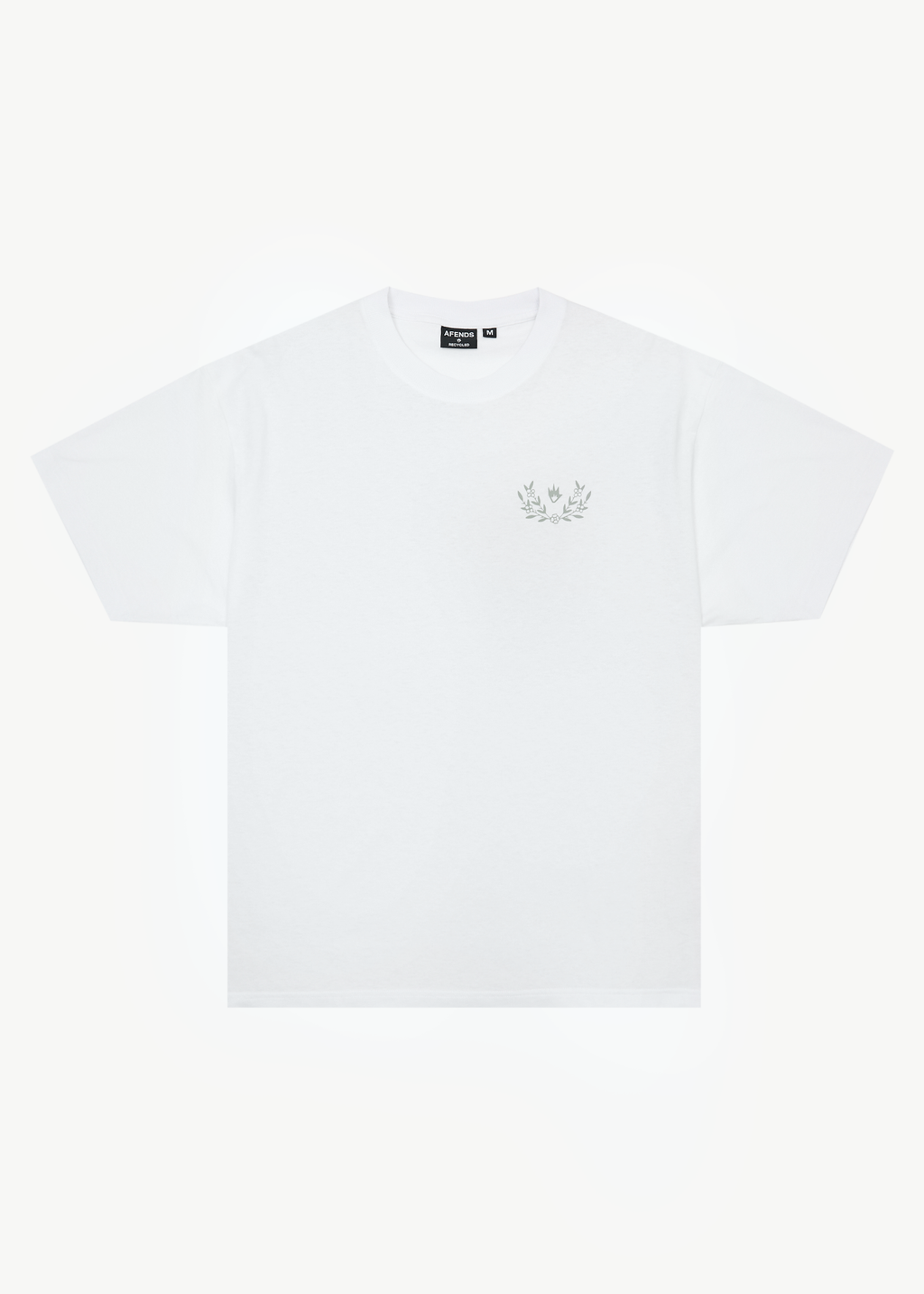 AFENDS Mens Surf Related - Boxy Tee - White