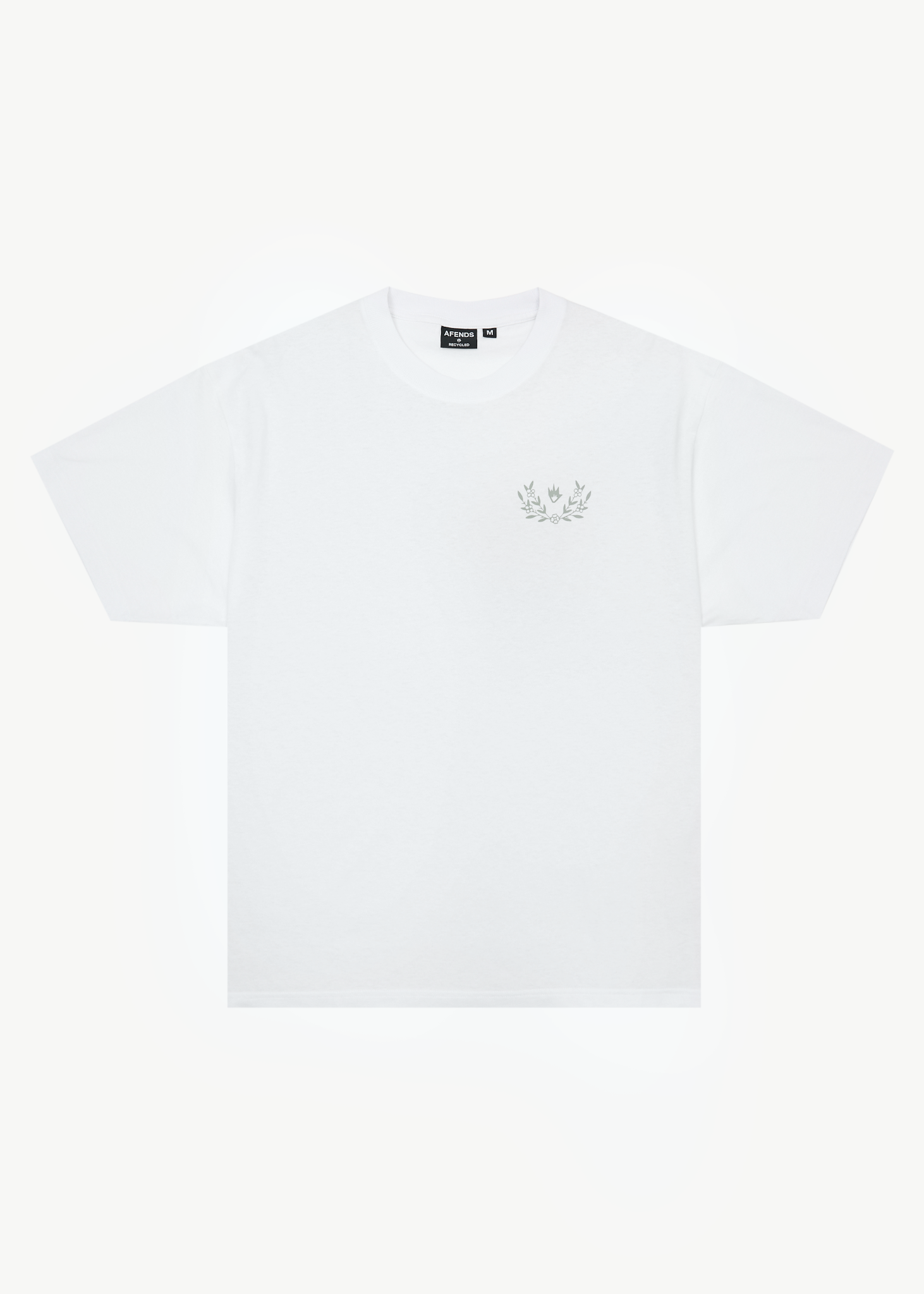 AFENDS Mens Surf Related - Boxy Tee - White