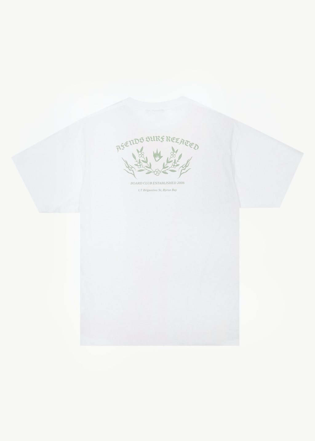 AFENDS Mens Surf Related - Boxy Tee - White