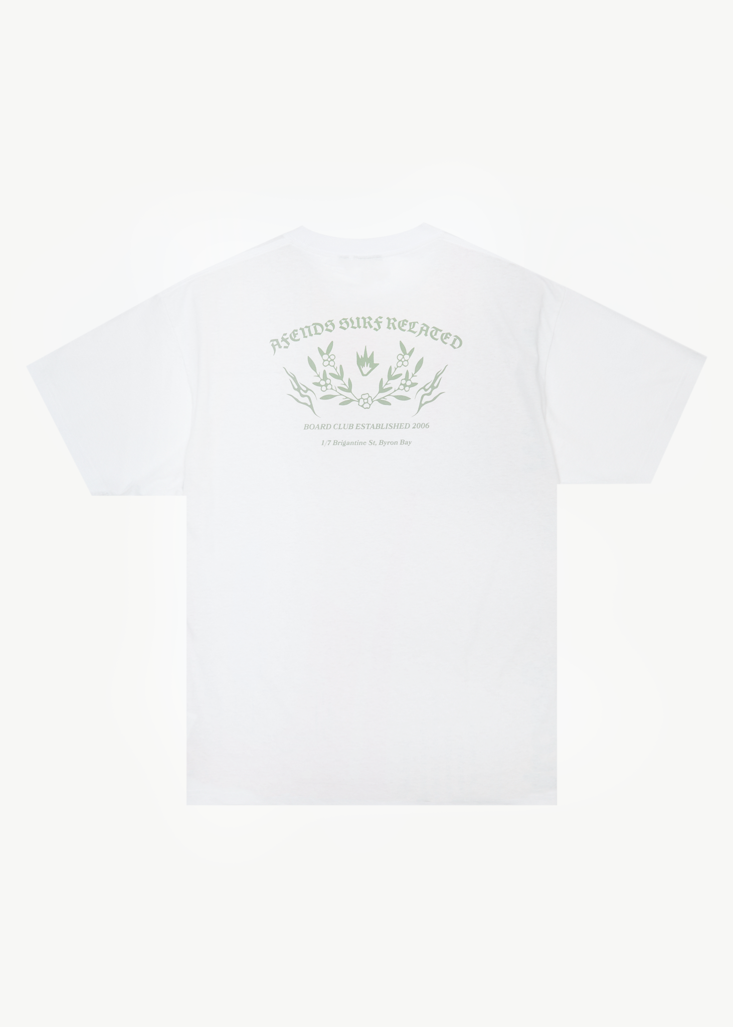 AFENDS Mens Surf Related - Boxy Tee - White