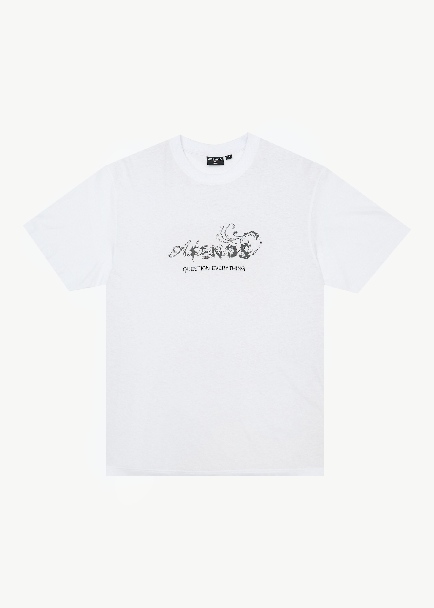AFENDS Mens Dreamer - Retro Tee - White
