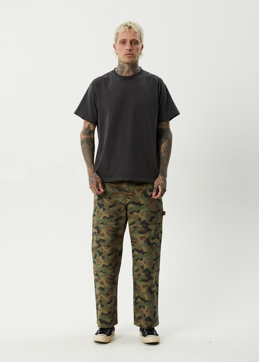 AFENDS Mens Hidden Richmond - Denim Workwear Pant - Hidden