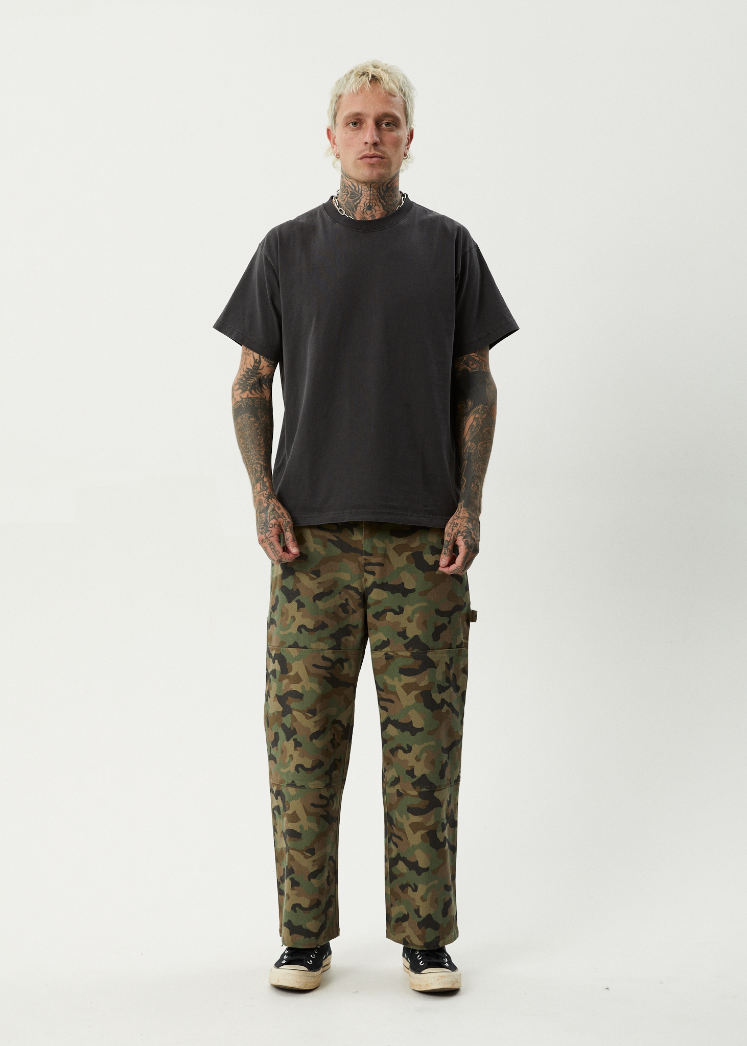 AFENDS Mens Hidden Richmond - Denim Workwear Pant - Hidden