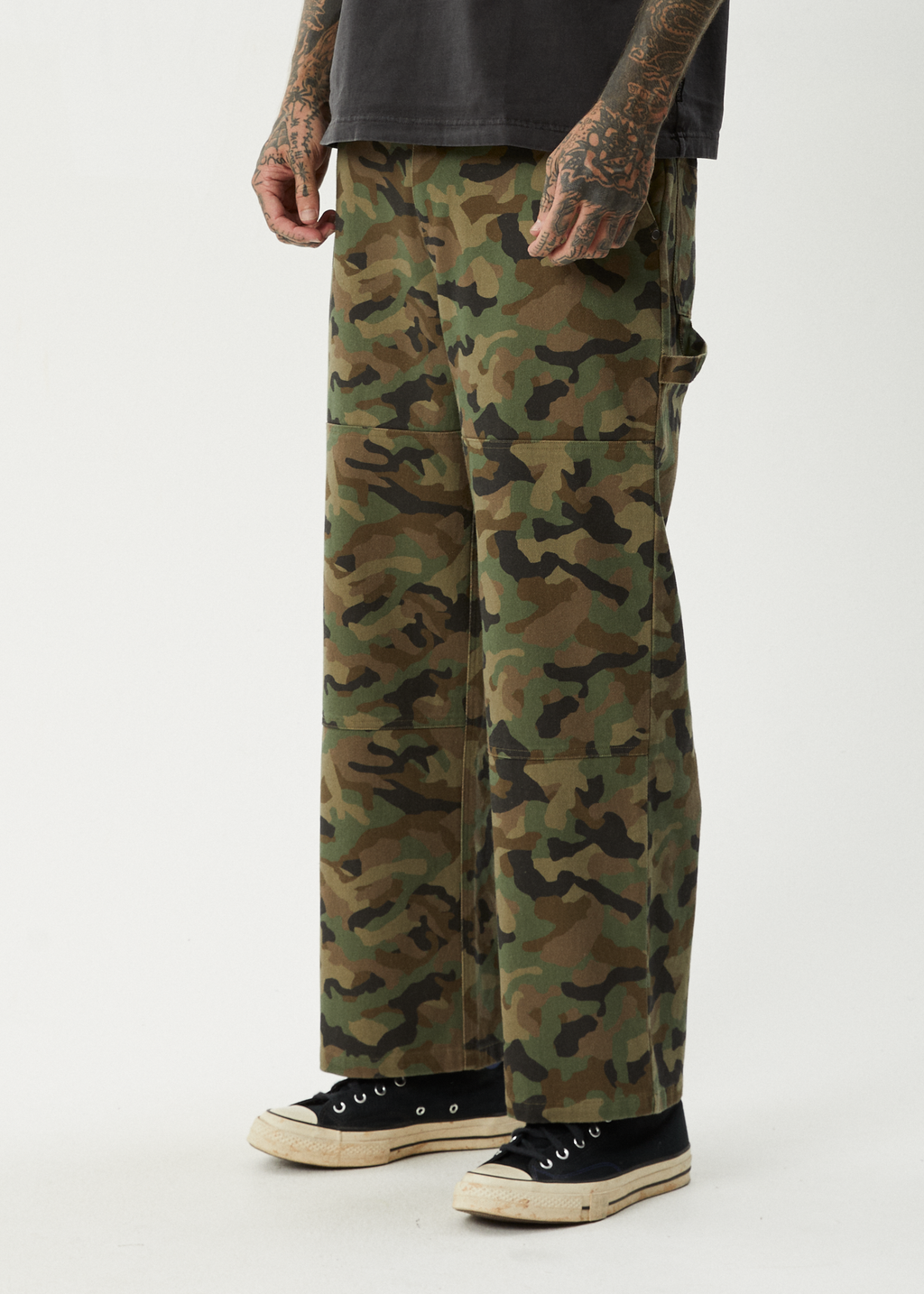 AFENDS Mens Hidden Richmond - Denim Workwear Pant - Hidden