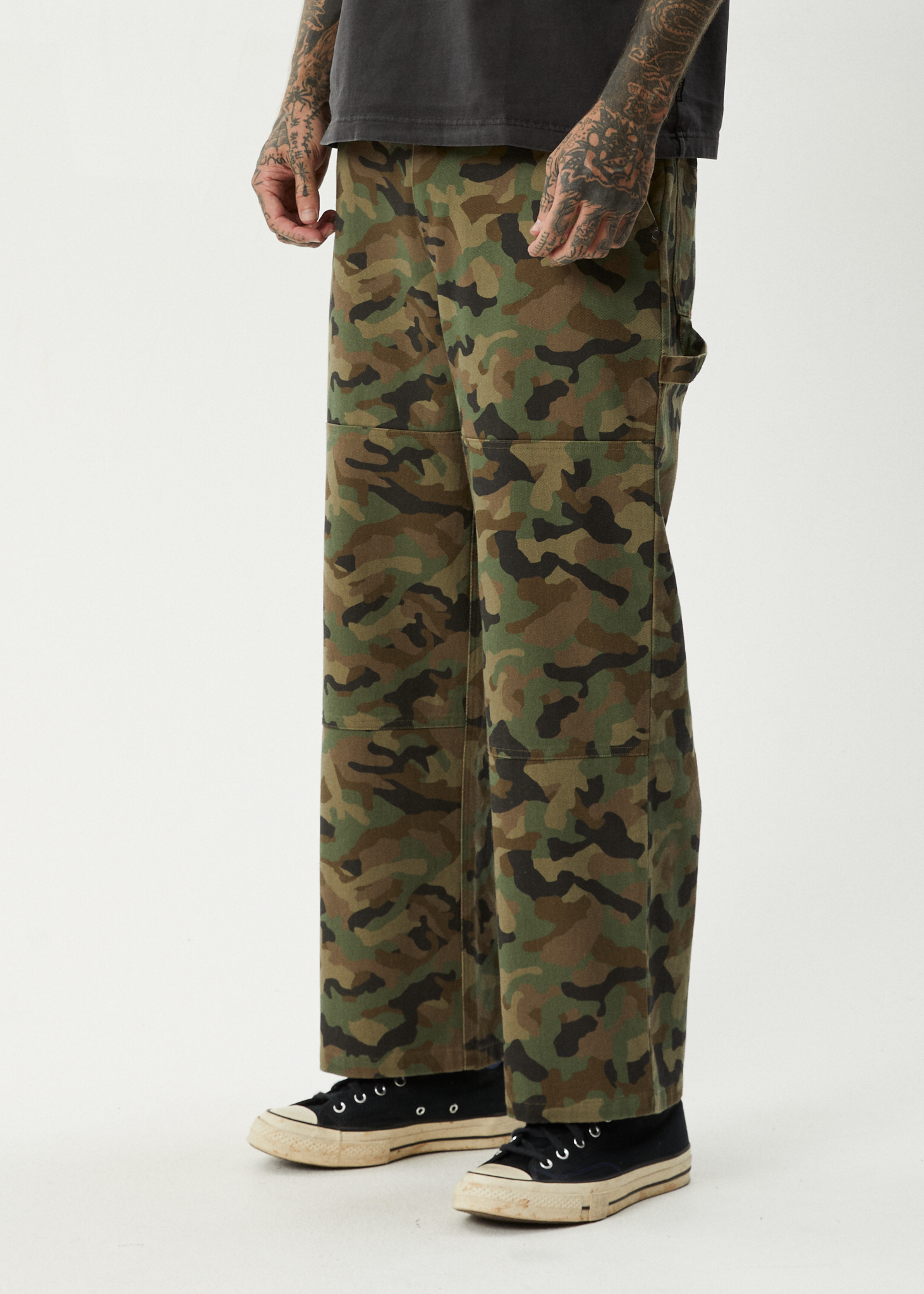 AFENDS Mens Hidden Richmond - Denim Workwear Pant - Hidden