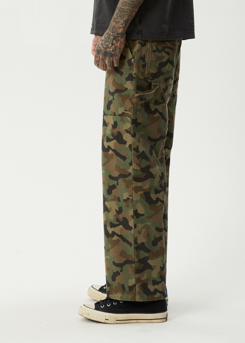 AFENDS Mens Hidden Richmond - Denim Workwear Pant - Hidden