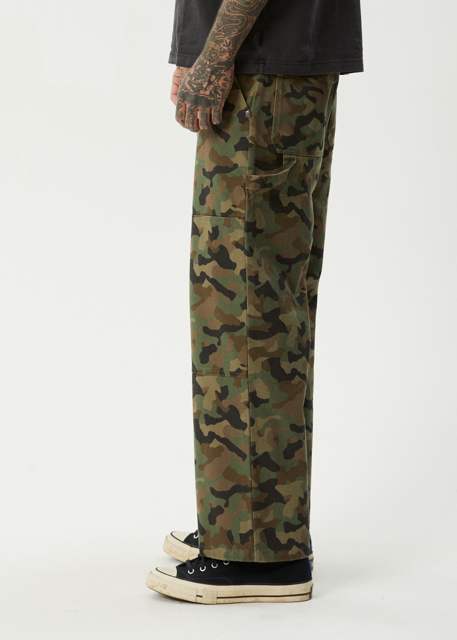 AFENDS Mens Hidden Richmond - Denim Workwear Pant - Hidden