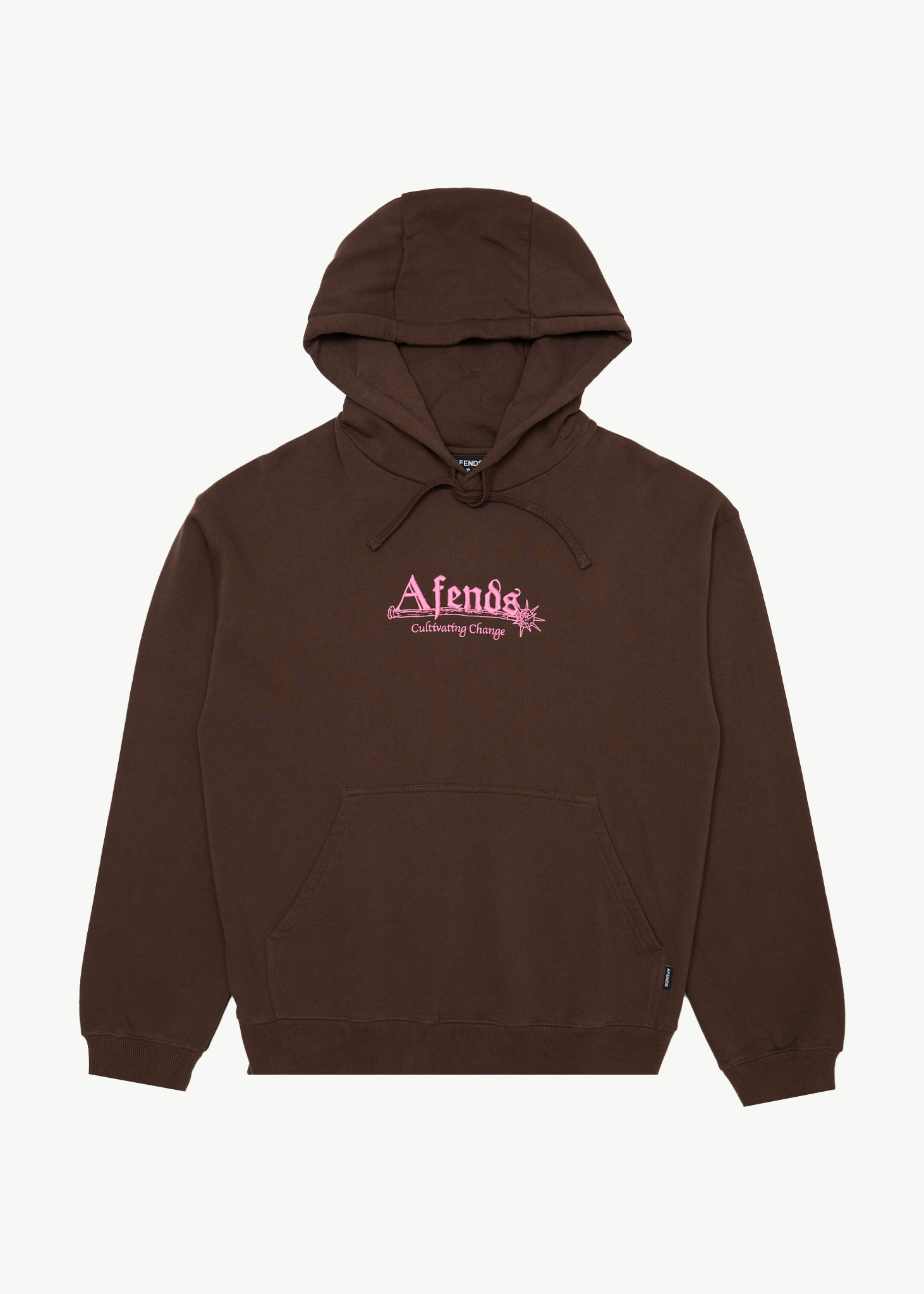 AFENDS Mens Mace - Hoodie - Coffee