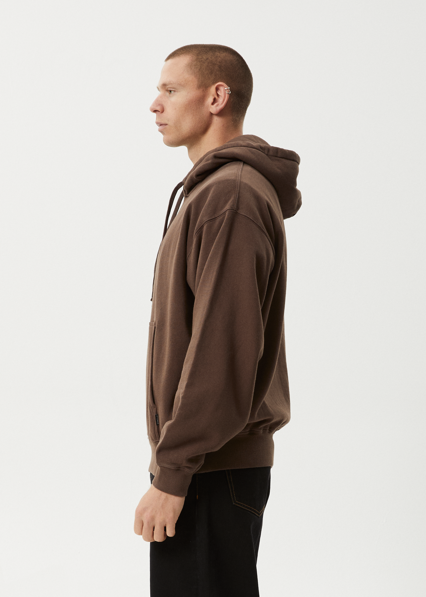 AFENDS Mens Mace - Hoodie - Coffee