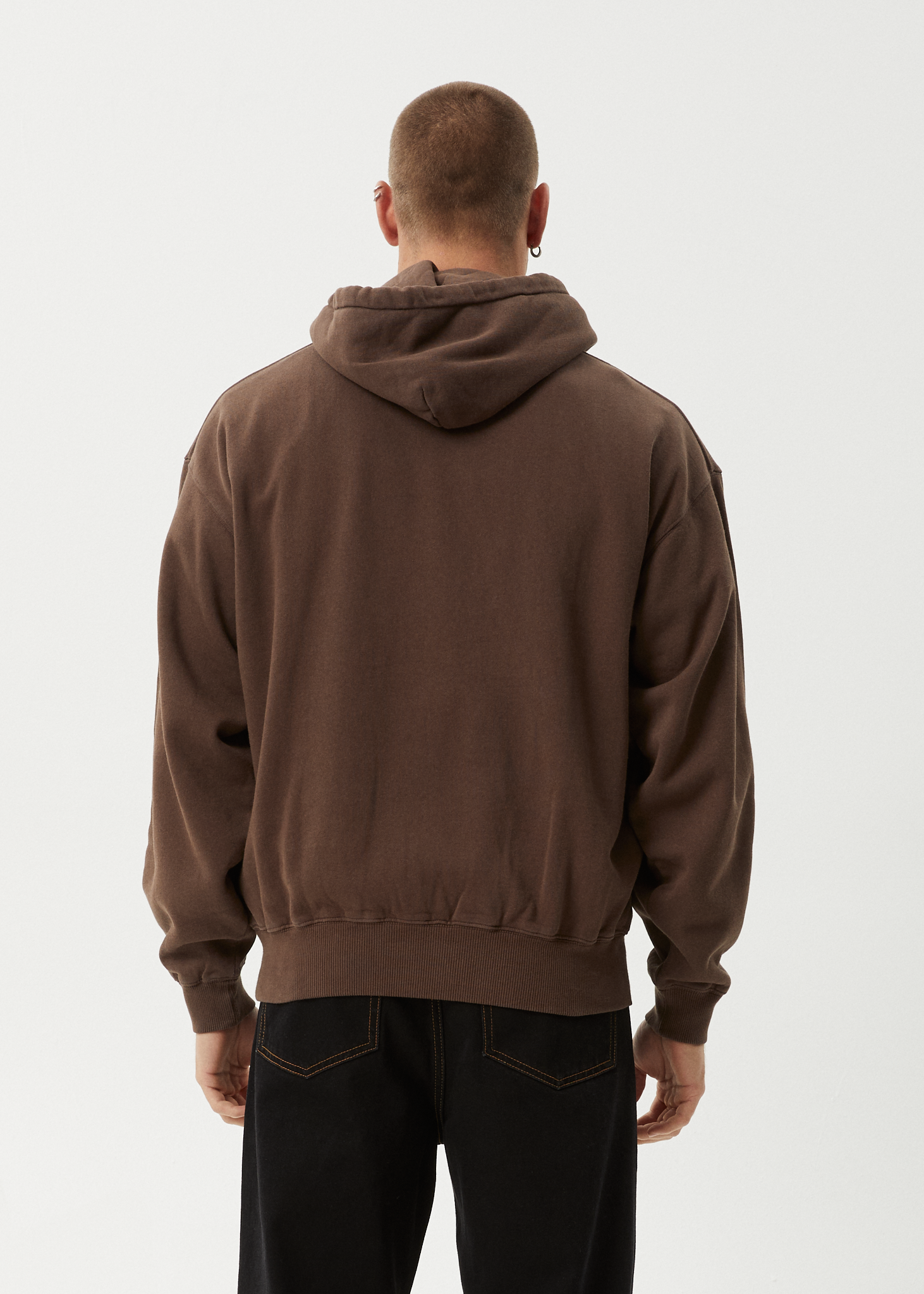 AFENDS Mens Mace - Hoodie - Coffee