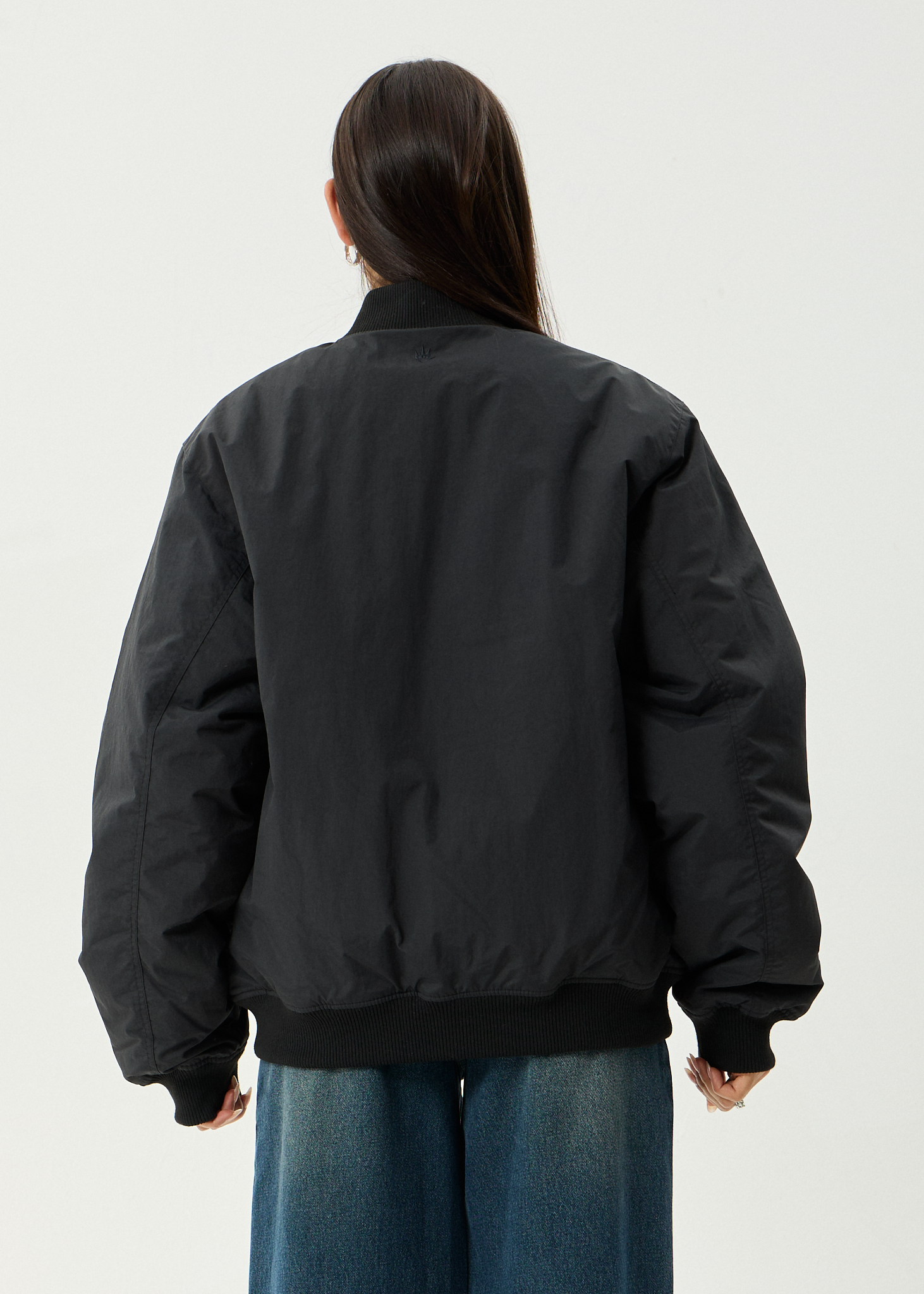 AFENDS Mens No More Bombs - Bomber Jacket - Black