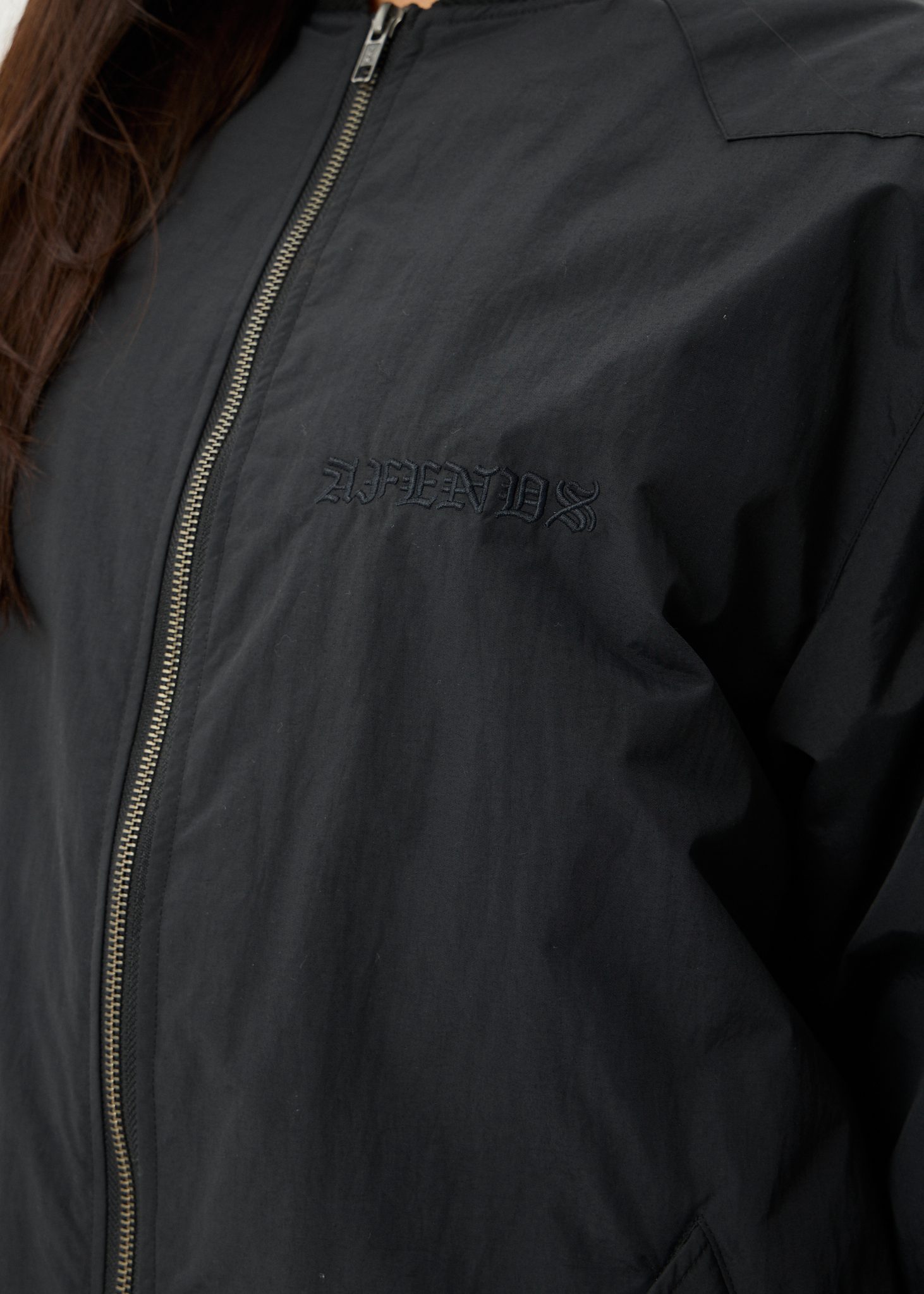 AFENDS Mens No More Bombs - Bomber Jacket - Black