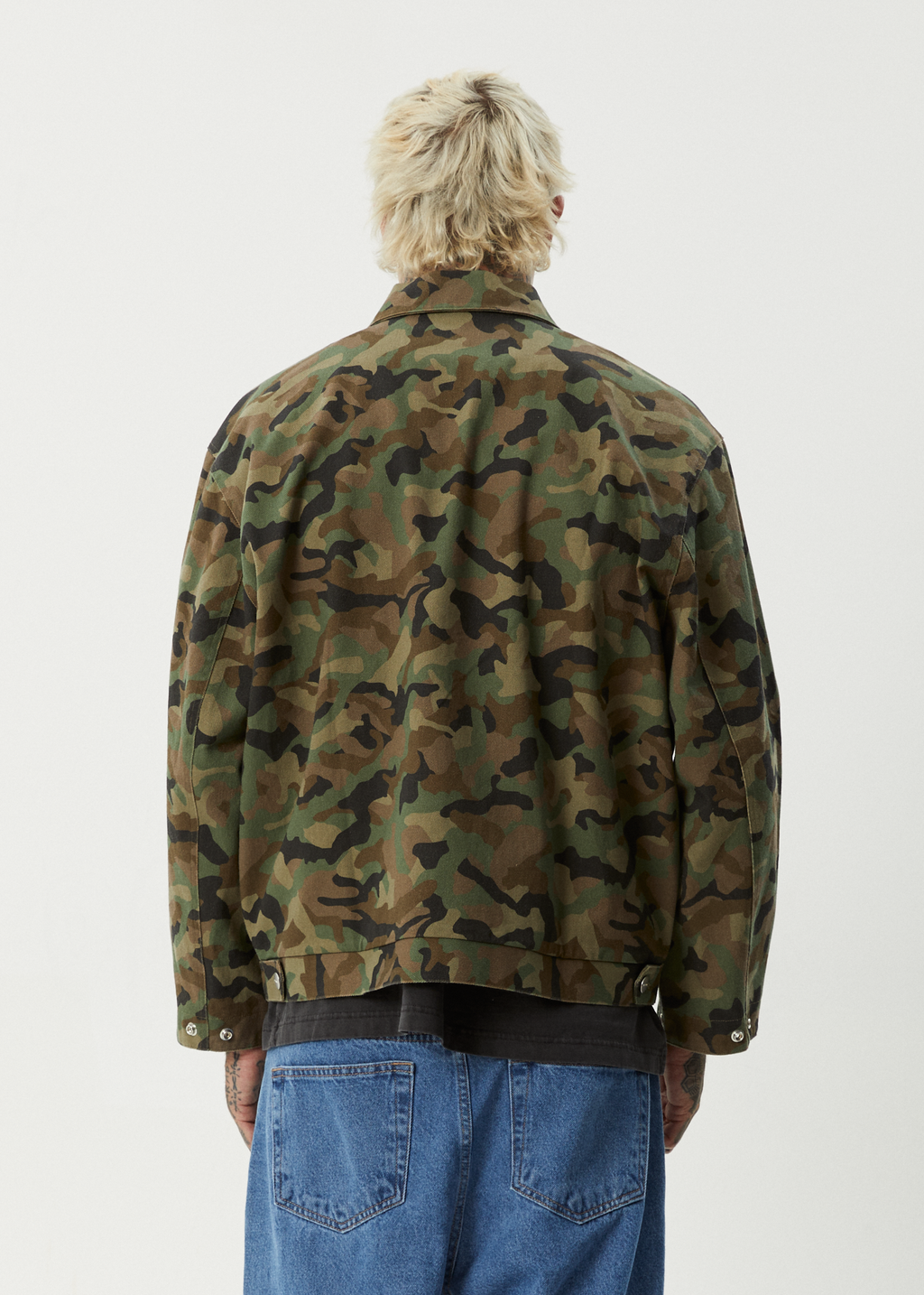 AFENDS Mens Hidden Oracle - Workwear Jacket - Hidden