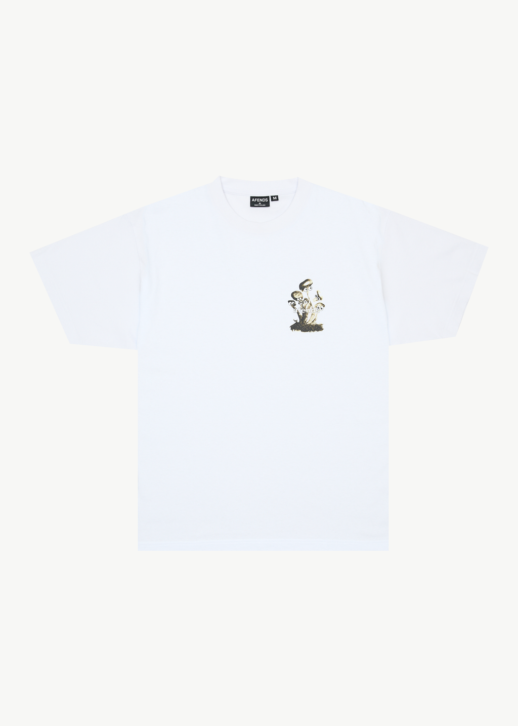 AFENDS Mens We Are Fam - Heavyweight Boxy Tee - White