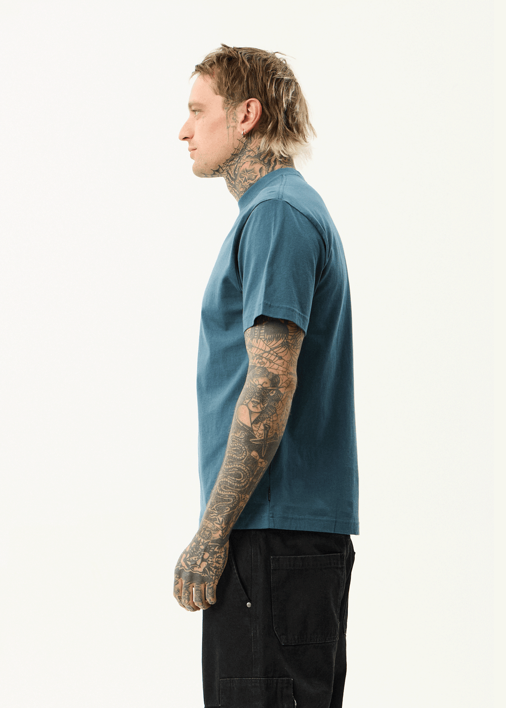 AFENDS Mens Huffenpuff - Retro Tee - Fuel