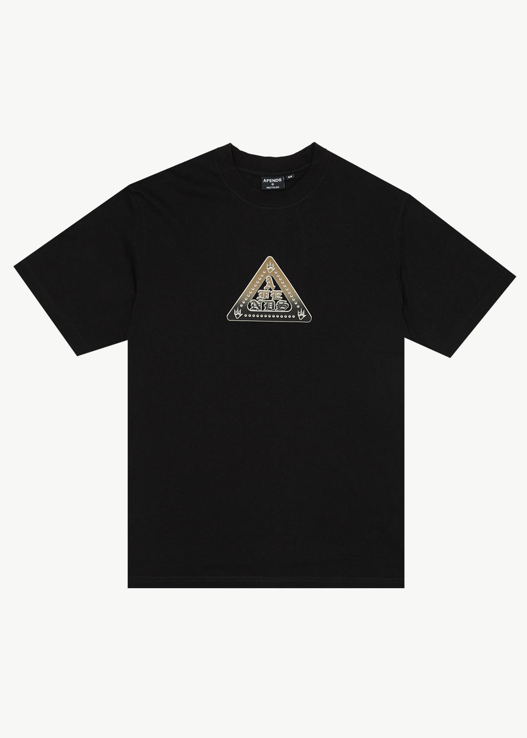 AFENDS Mens Embossed - Retro Tee - Black