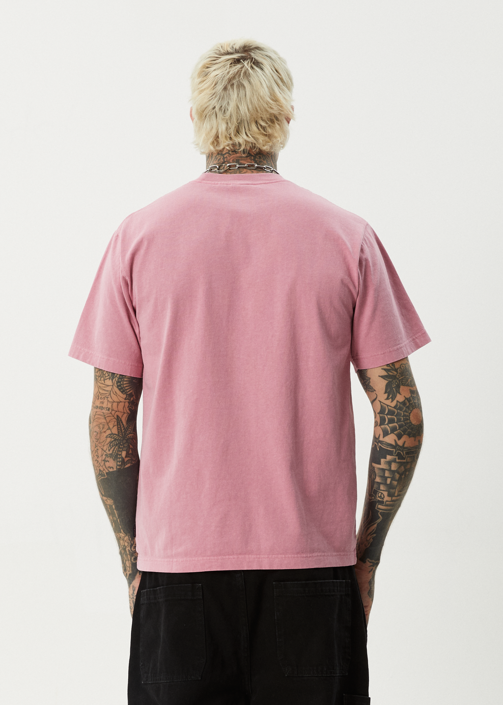 AFENDS Mens My Tribe - Heavyweight Retro Tee - Washed Marrakesh