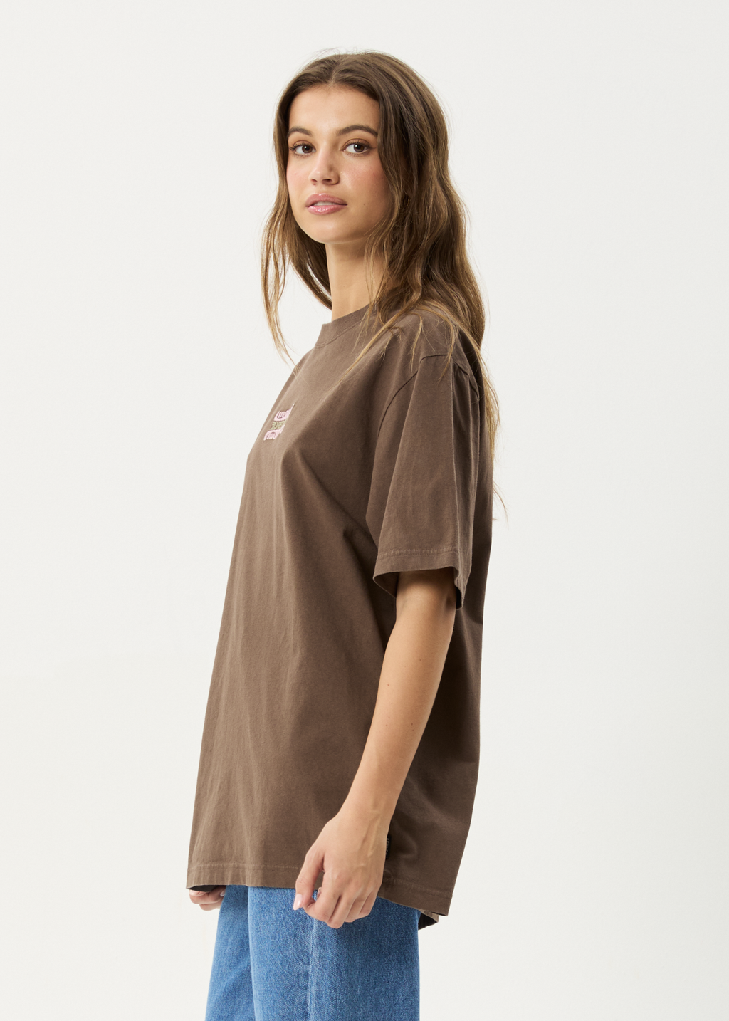 AFENDS Mens Sixsixsix - Retro Tee - Coffee