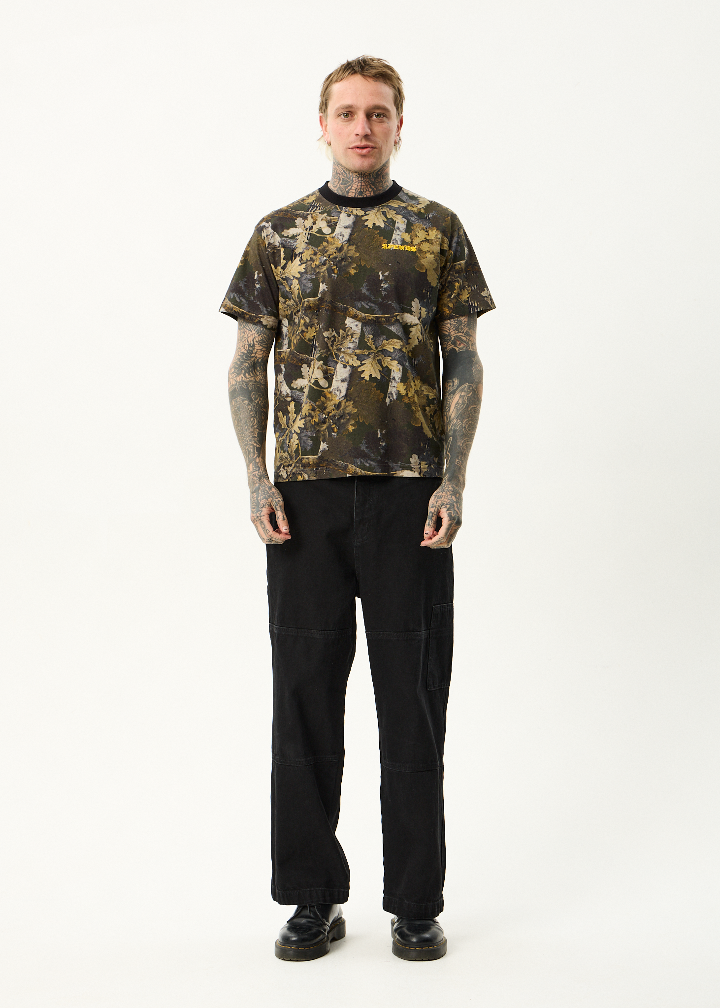 AFENDS Mens Find Me - Boxy Tee - Find Me