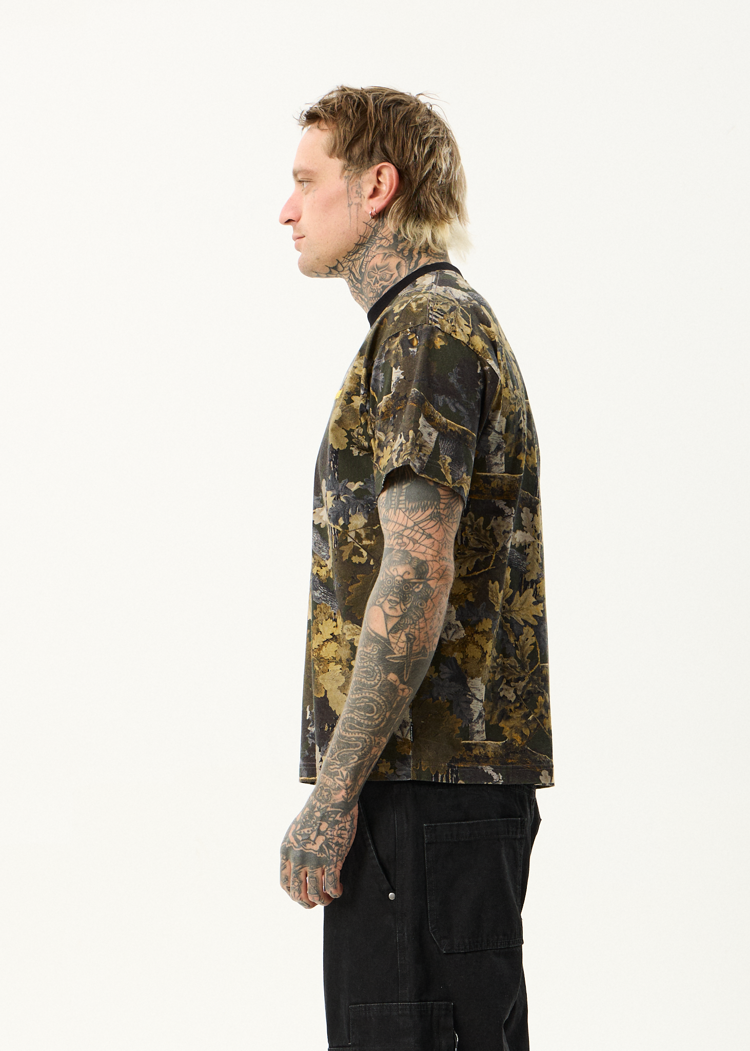 AFENDS Mens Find Me - Boxy Tee - Find Me