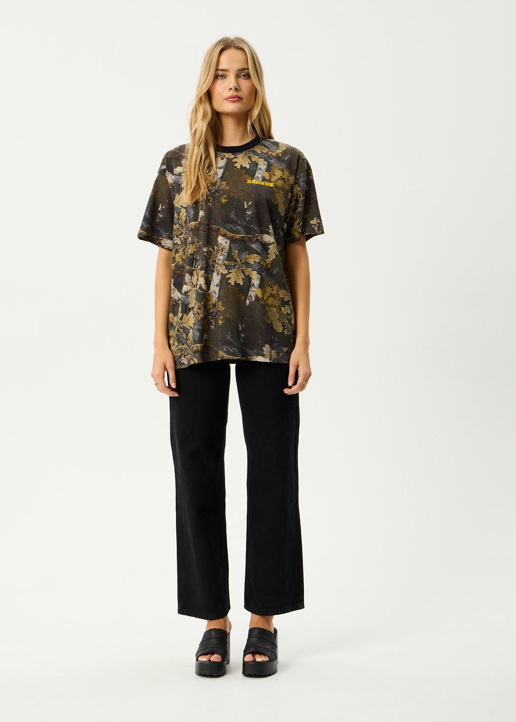 AFENDS Mens Find Me - Boxy Tee - Find Me