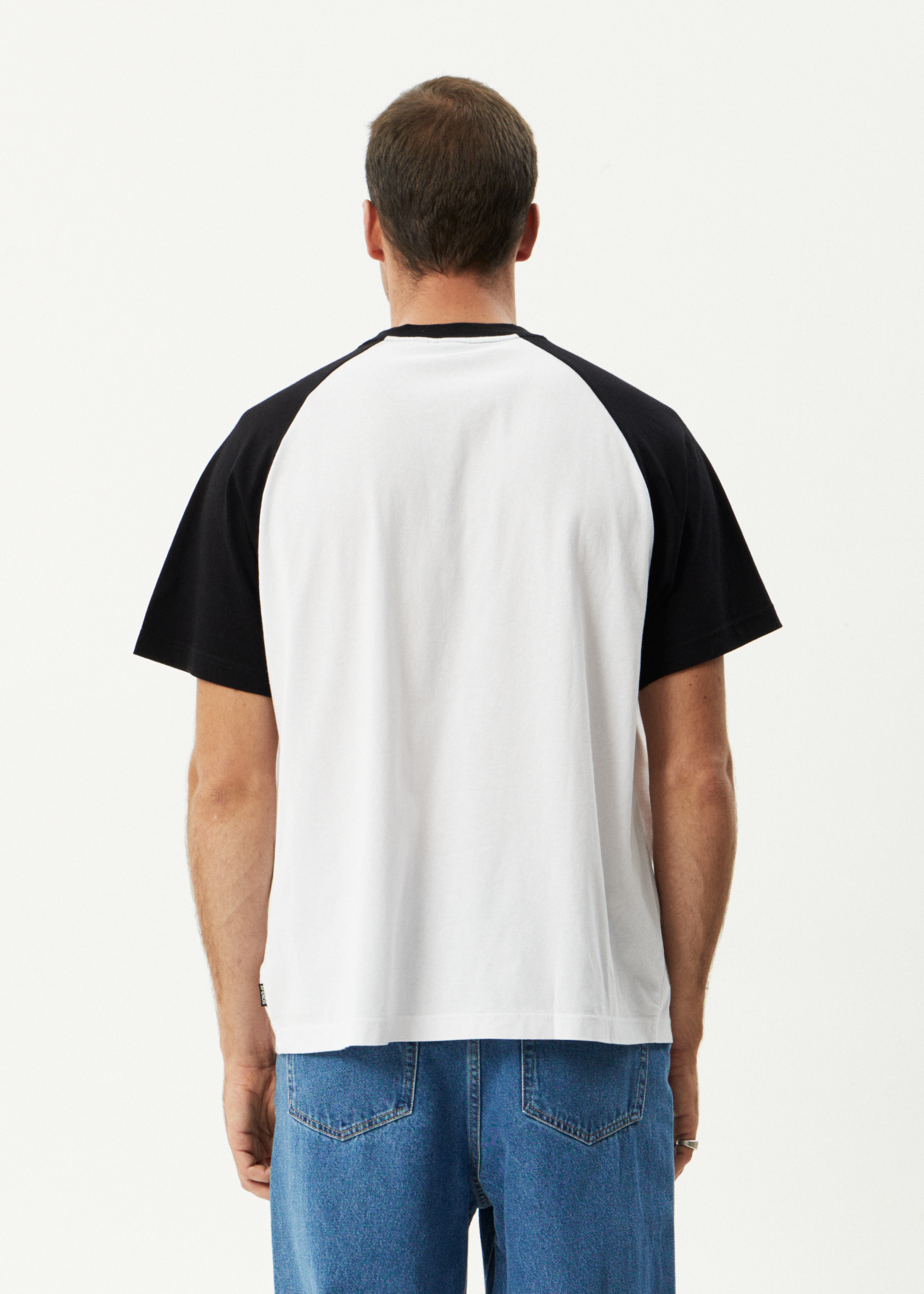 AFENDS Mens Arch - Raglan Tee - White