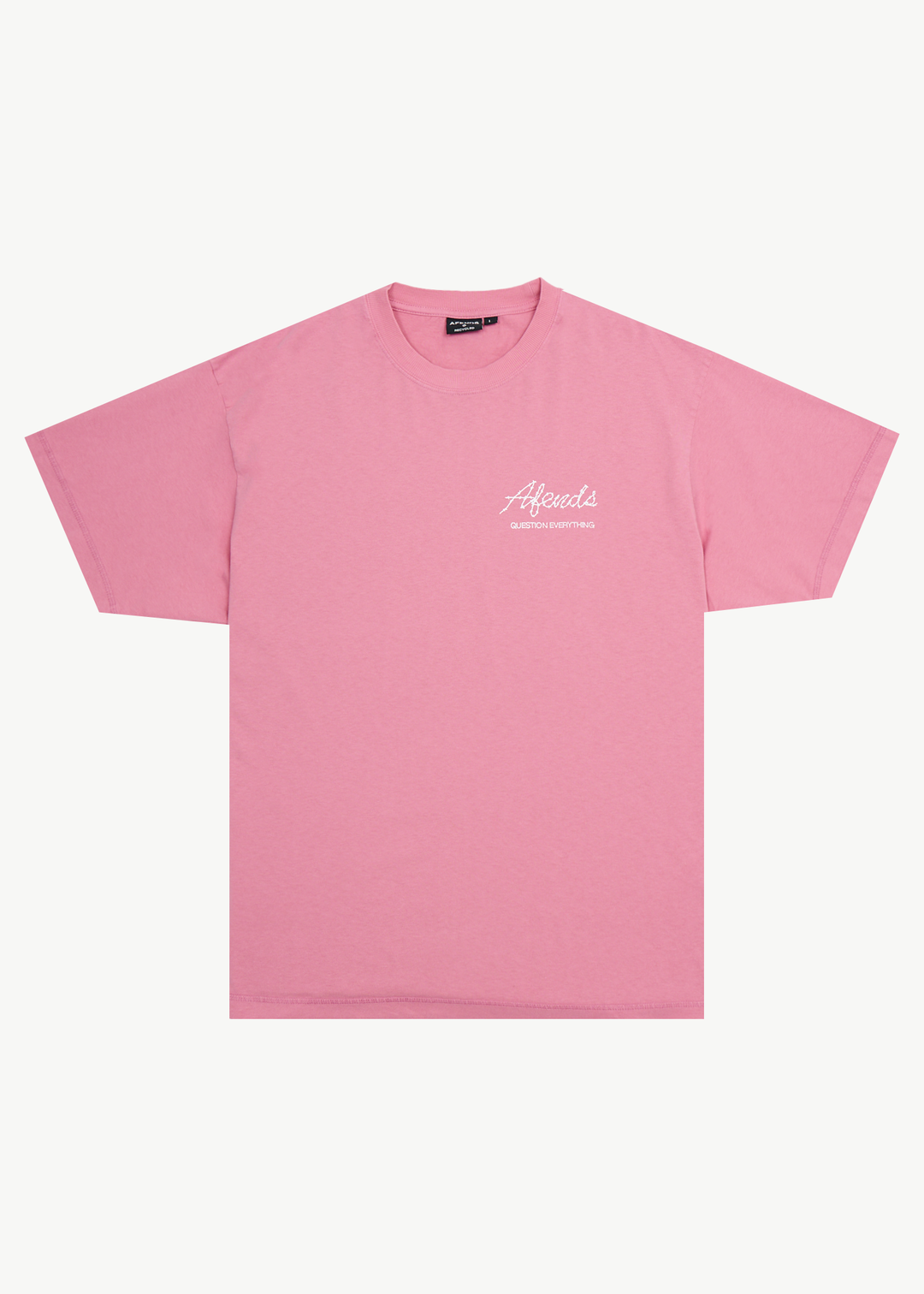 AFENDS Mens Valentine - Heavyweight Boxy Tee - Washed Marrakesh