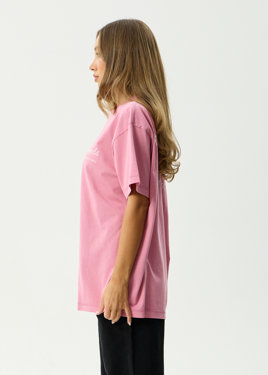 AFENDS Mens Valentine - Heavyweight Boxy Tee - Washed Marrakesh