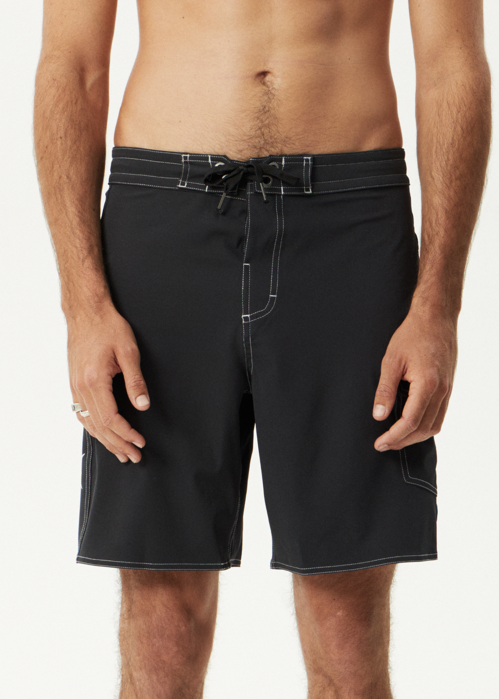 AFENDS Mens Spiked - Surf Related V2 Boardshort 19" - Charcoal