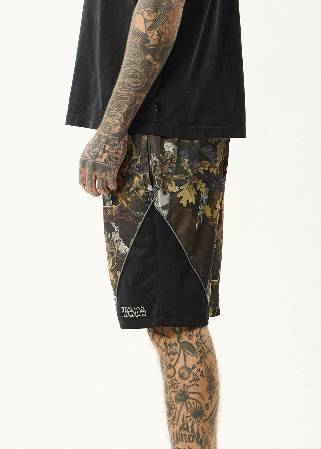 AFENDS Mens Find Me - Panelled Short 20" - Find Me