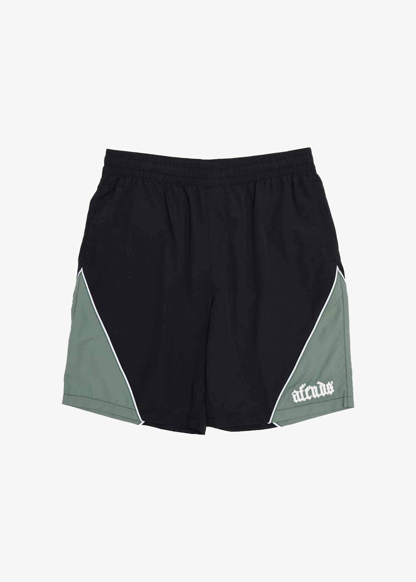 AFENDS Mens Sporting - Panelled Short 20" - Black