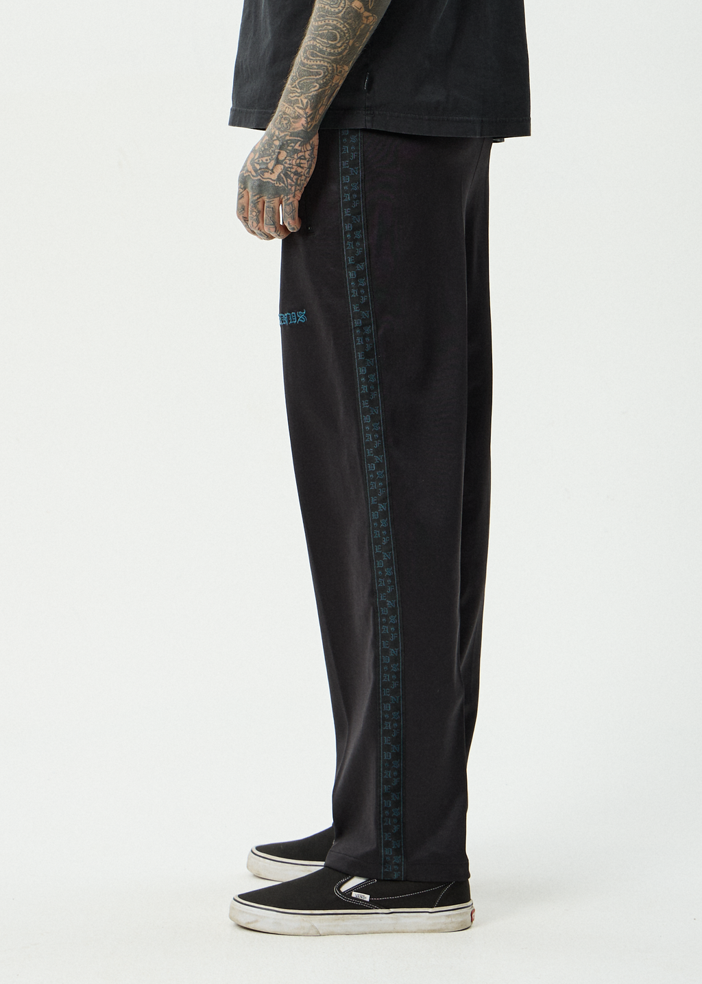 AFENDS Mens Spinal - Track Pant - Black