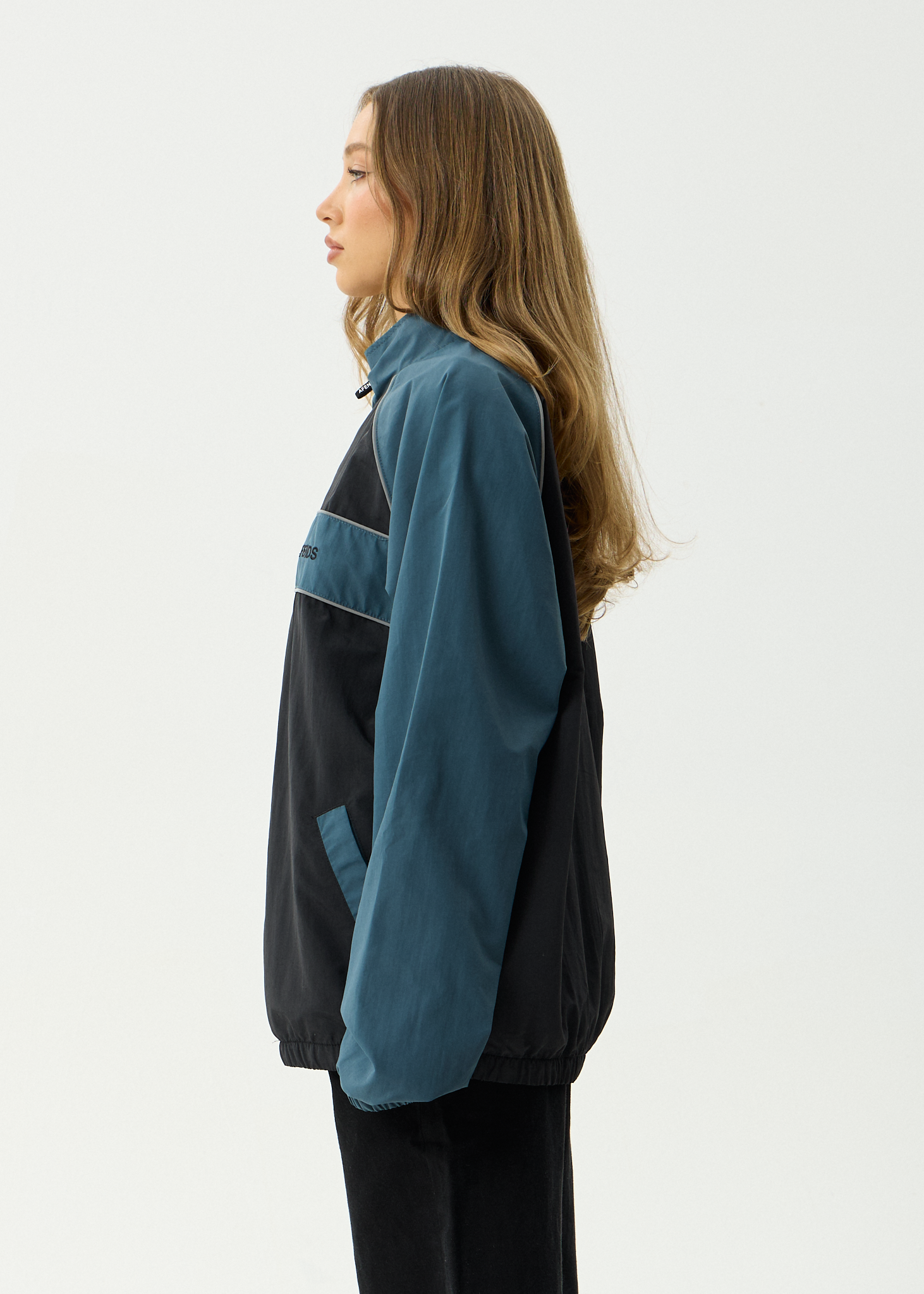 AFENDS Mens Spicy - Sports Spray Jacket - Black