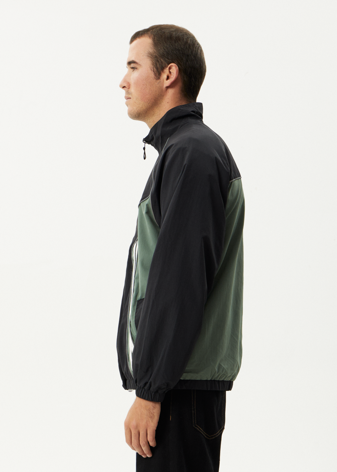 AFENDS Mens Sporting - Sports Spray Jacket - Black