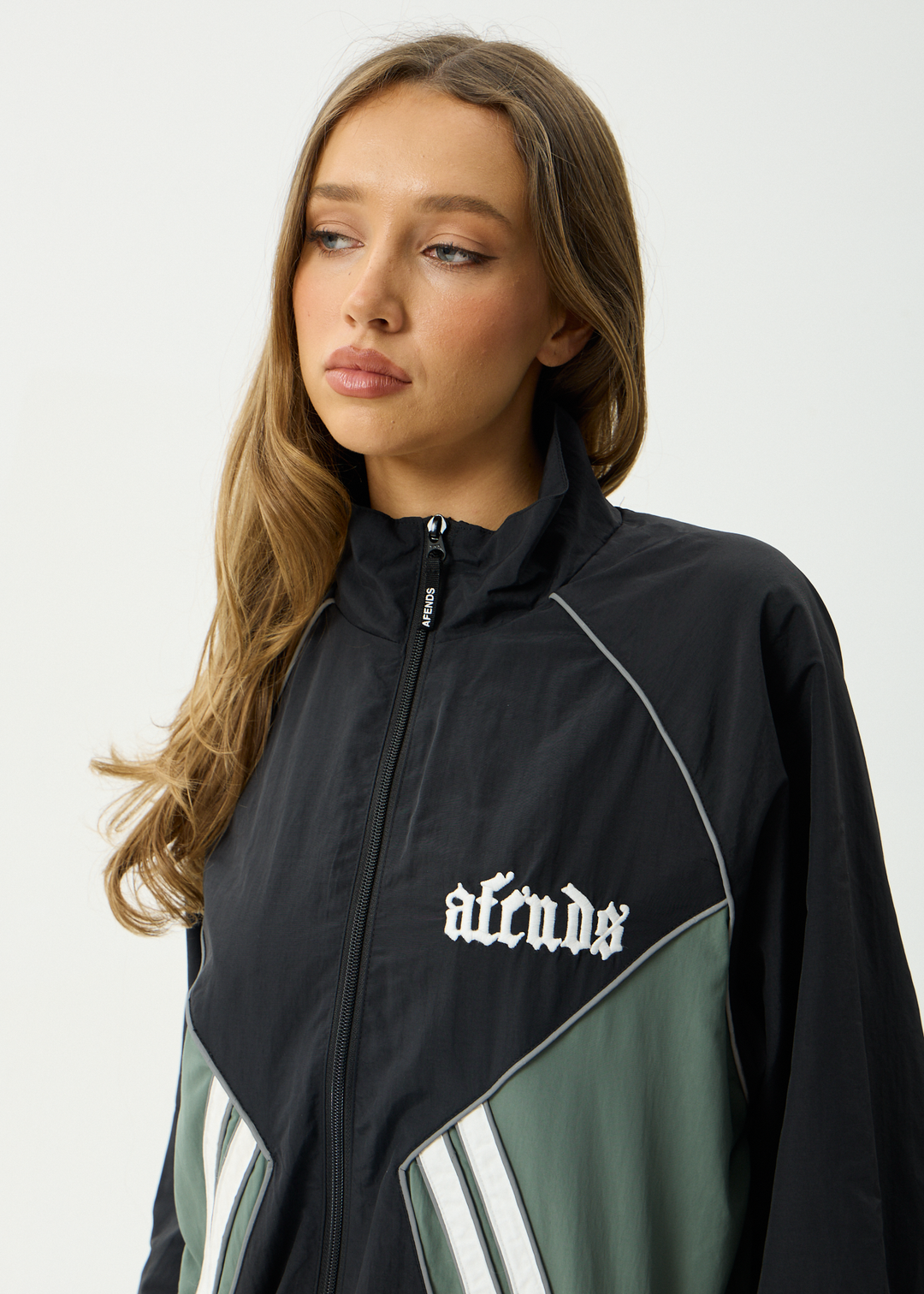 AFENDS Mens Sporting - Sports Spray Jacket - Black