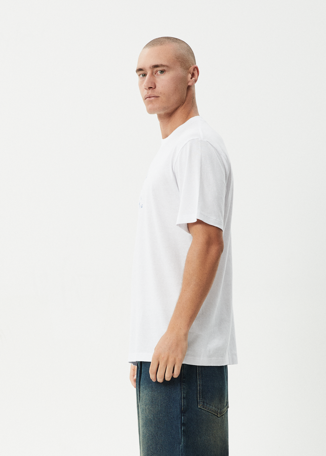 AFENDS Mens Flyin - Retro Tee - White