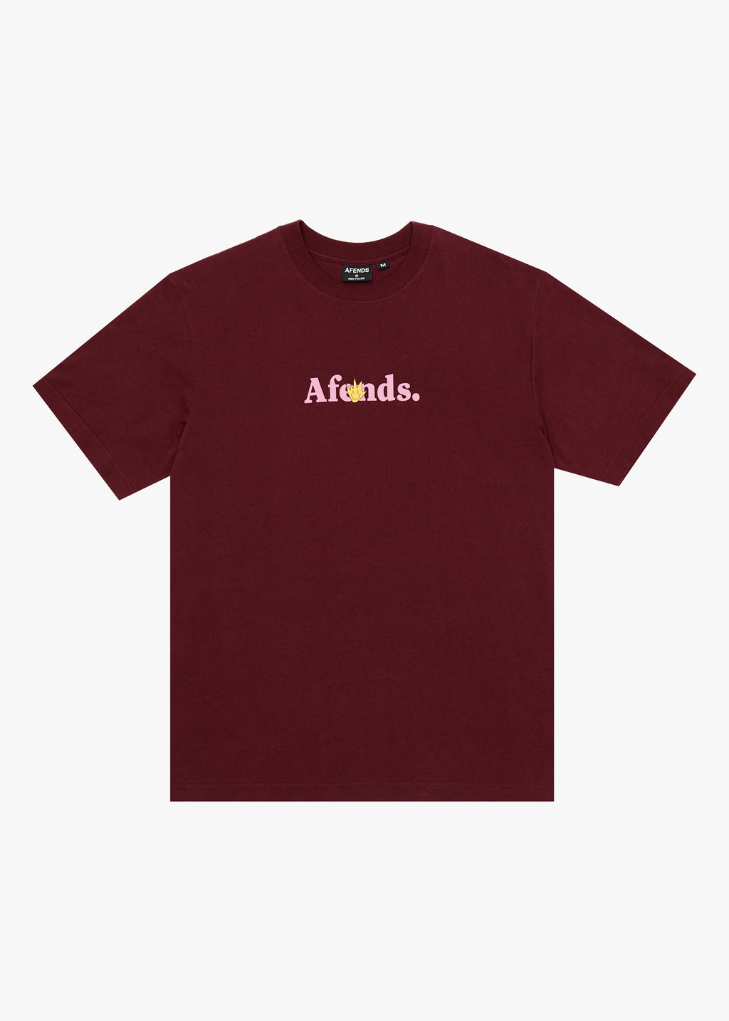 AFENDS Mens Smiles - Retro Tee - Port