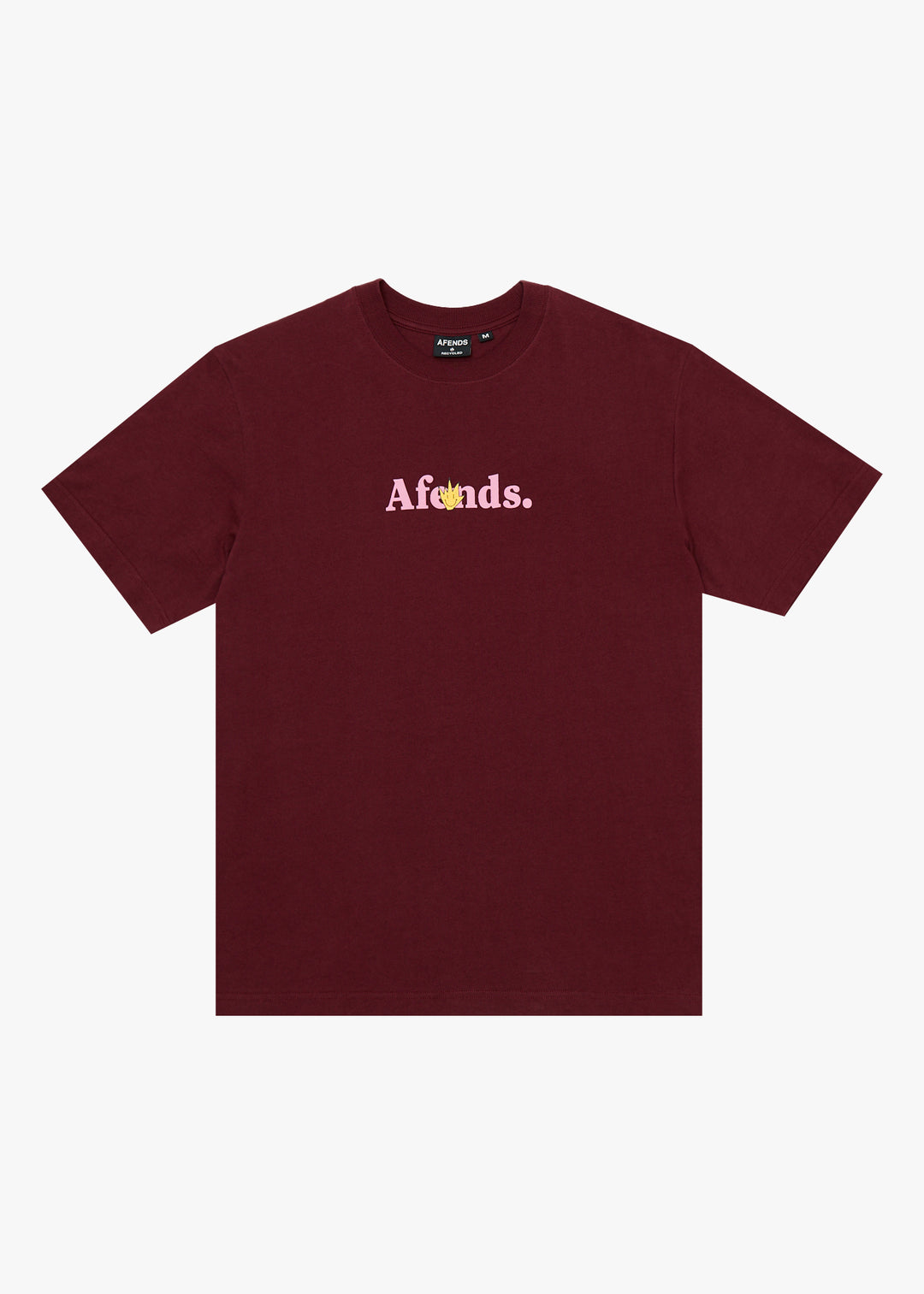 AFENDS Mens Smiles - Retro Tee - Port