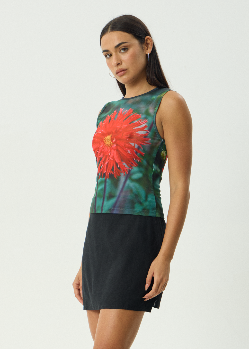 AFENDS Womens Open Up - Sheer Tank - Multi