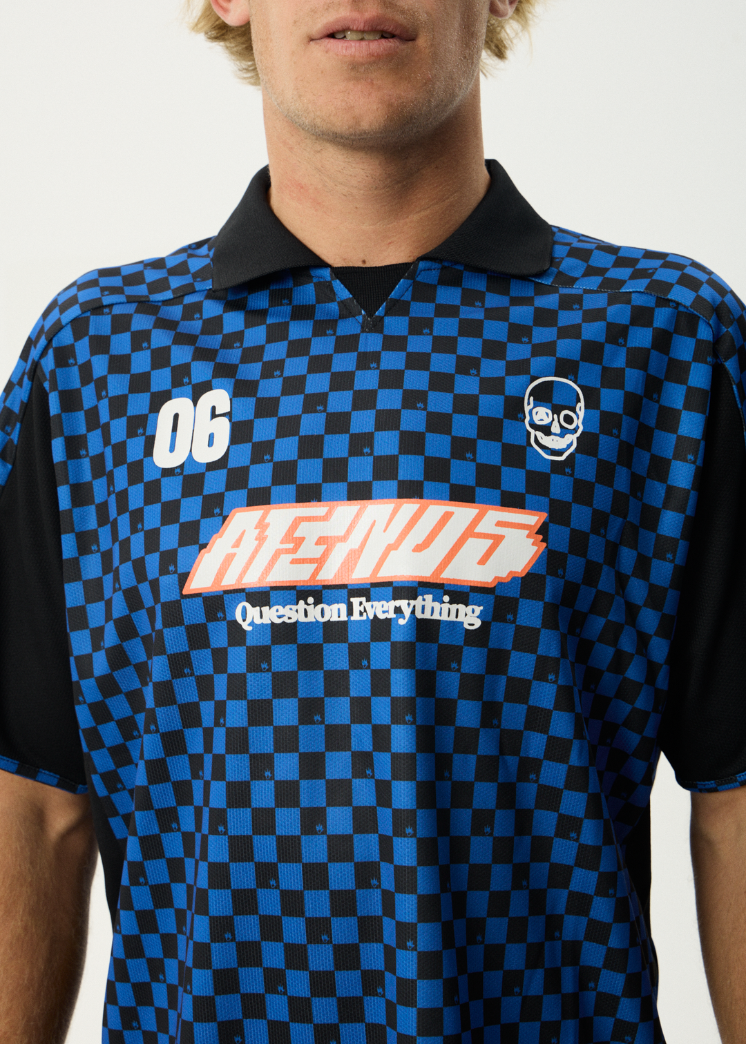 AFENDS Mens In'It 1000 - Sports Jersey - Marine