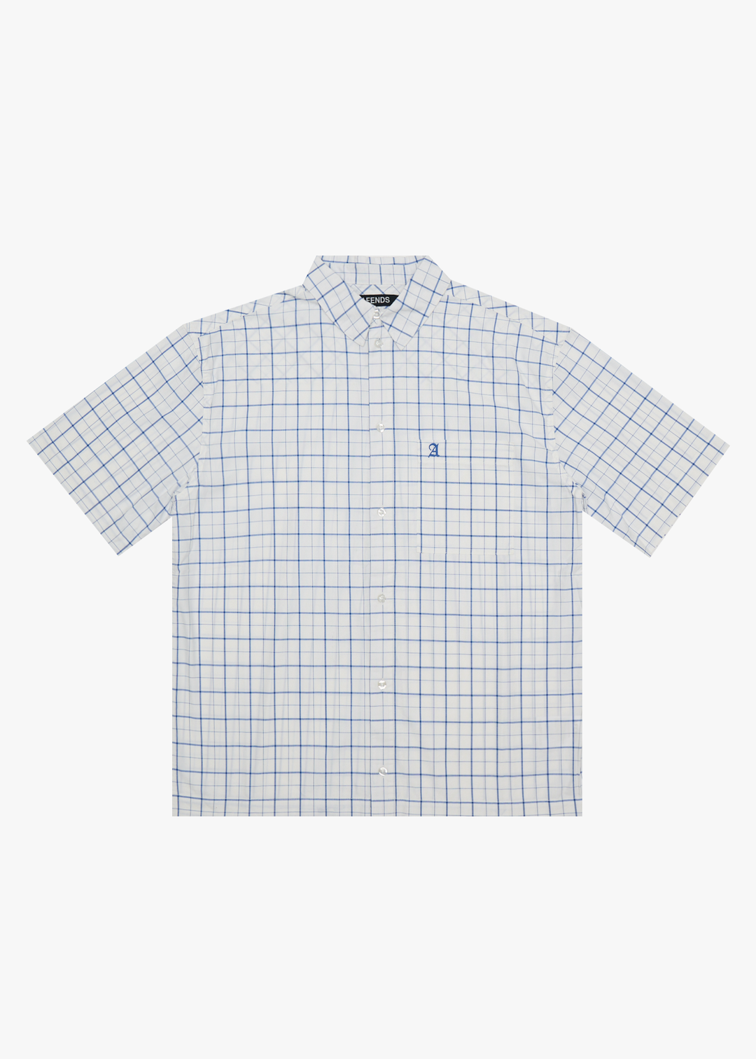 AFENDS Mens In-Hale - Short Sleeve Shirt - White
