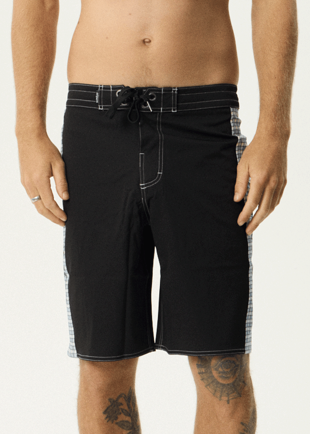 AFENDS Mens Evans - Surf Related Boardshort 20" - Black
