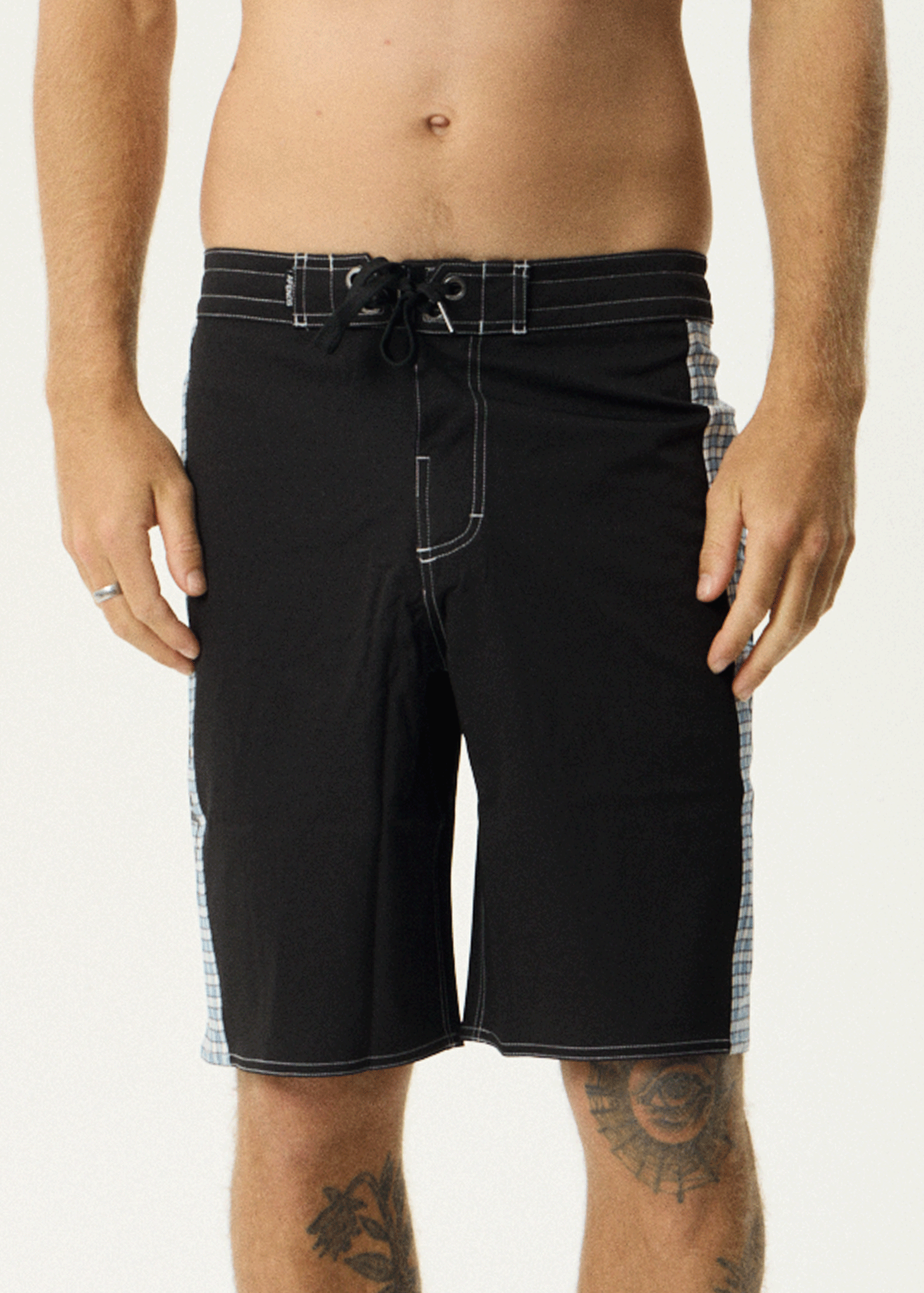 AFENDS Mens Evans - Surf Related Boardshort 20" - Black